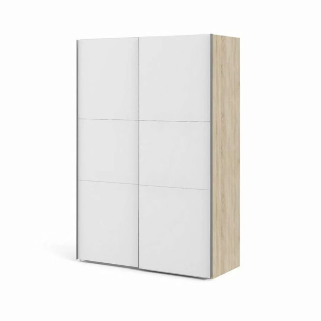 ebuy24 Kleiderschrank Saskia Schiebetürenschrank B147 cm 2 Türen Eichens (1 günstig online kaufen