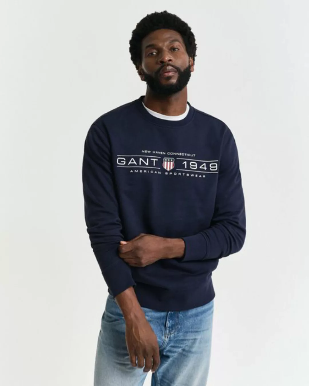 Gant Sweatshirt GRAPHIC C-NECK SWEAT günstig online kaufen