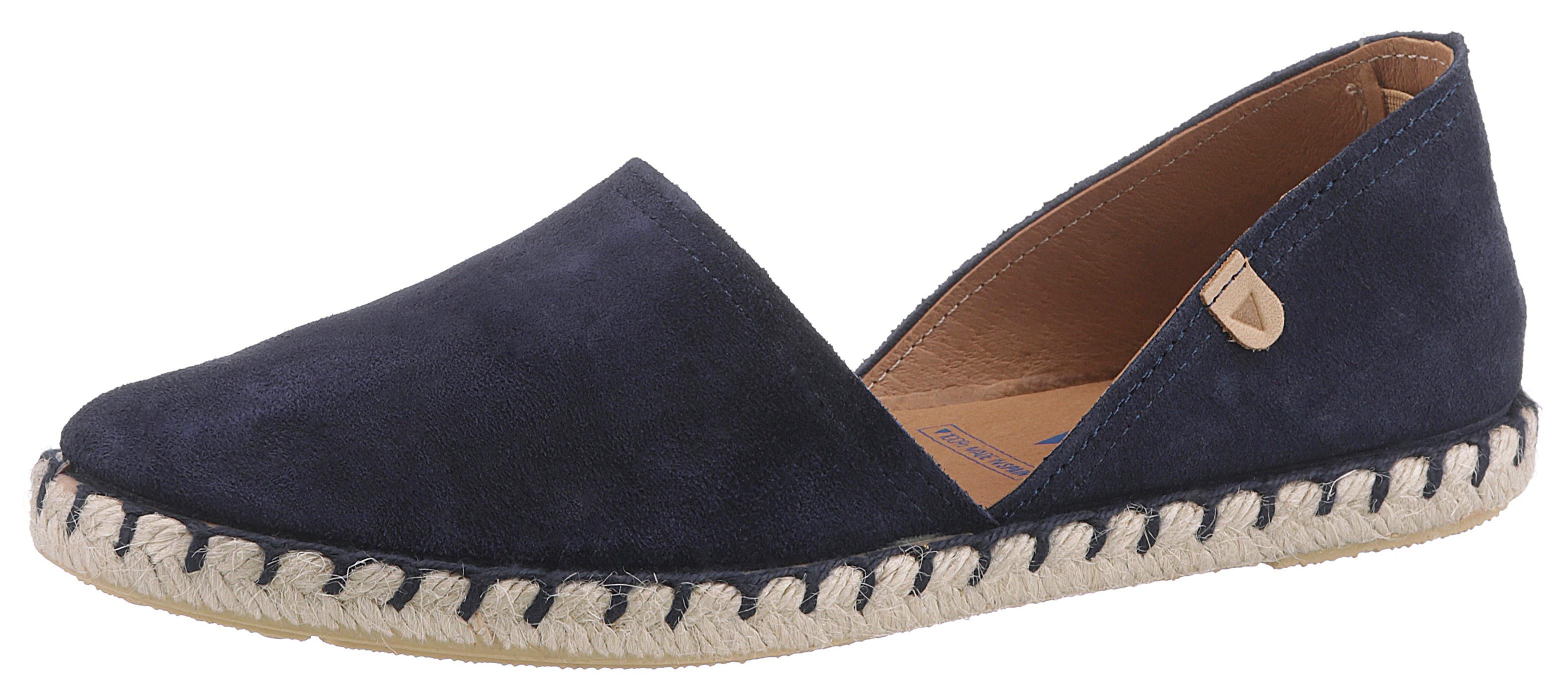 VERBENAS Espadrille, Strandschuh, Sommerschuh, Loafer aus Veloursleder günstig online kaufen