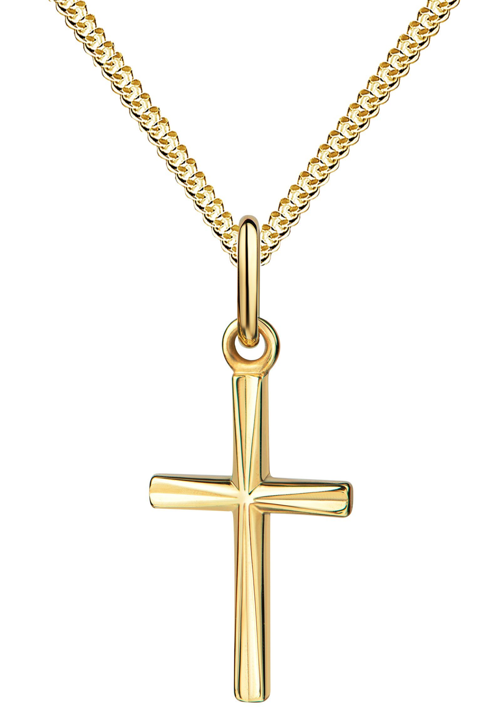 JEVELION Kette mit Anhänger kleine Kreuzkette günstig online kaufen