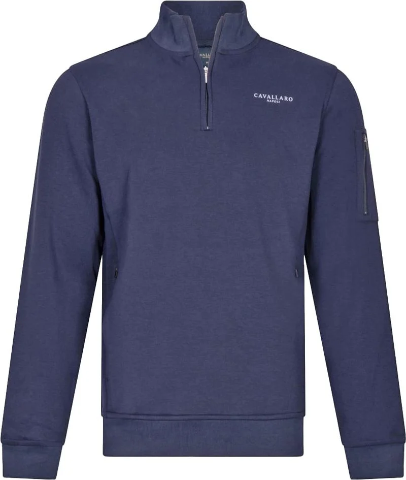 Cavallaro Bellunio Half Zip Pullover Navy - Größe XL günstig online kaufen