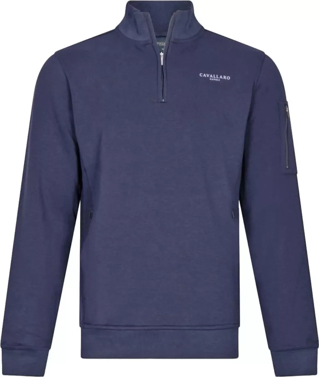 Cavallaro Bellunio Half Zip Pullover Navy - Größe L günstig online kaufen