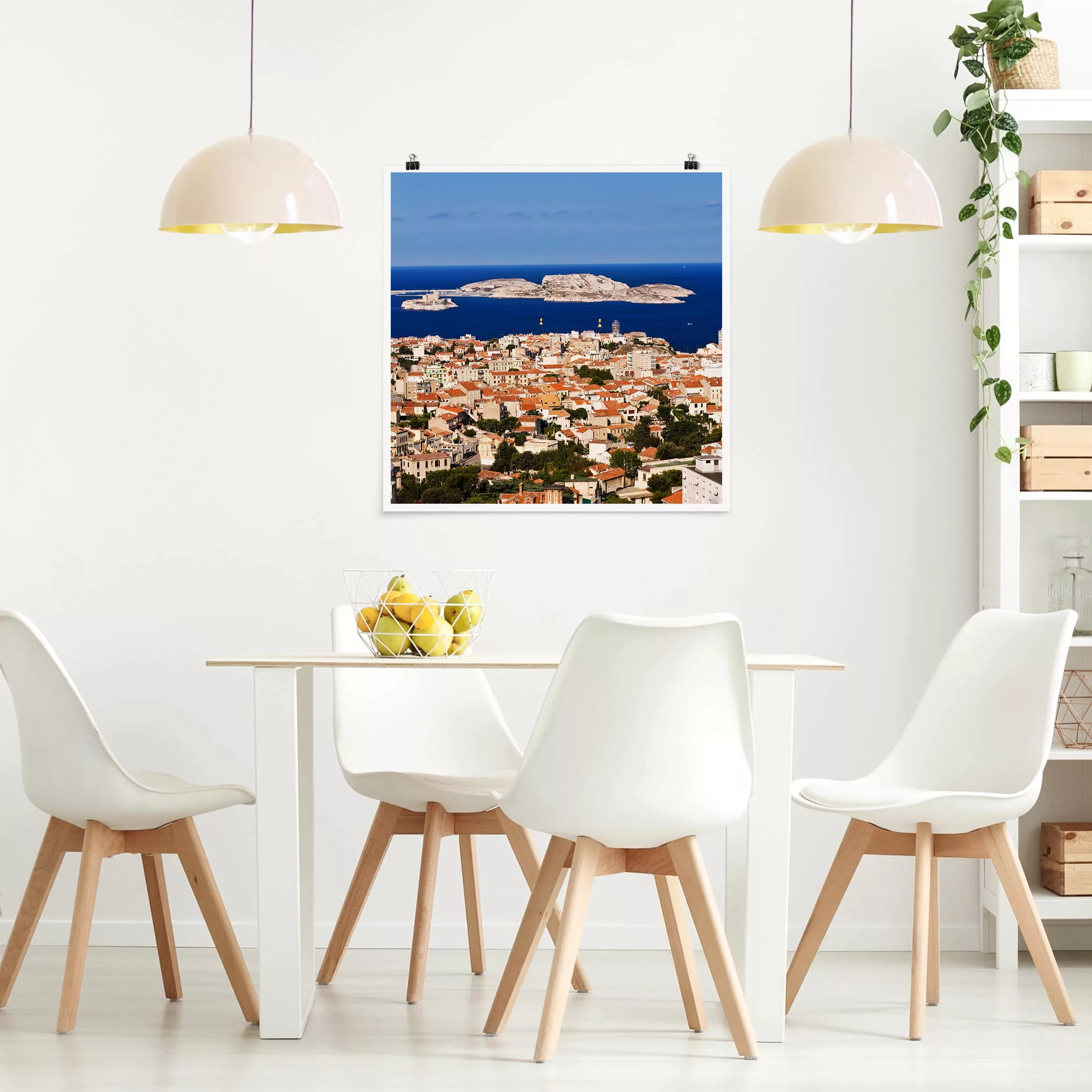 Poster Architektur & Skyline - Quadrat Marseille günstig online kaufen