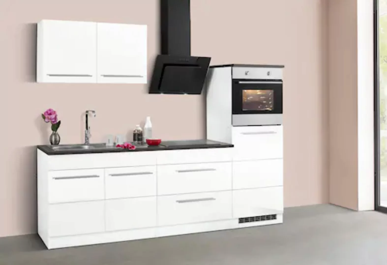 HELD MÖBEL Küchenzeile "Trient", mit E-Geräten, Breite 240 cm günstig online kaufen