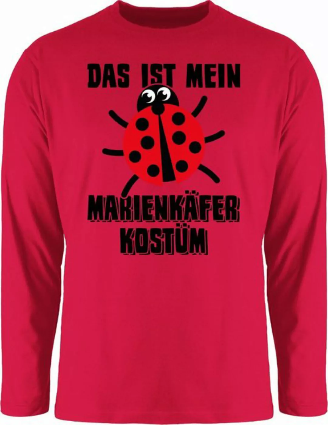 Shirtracer Rundhalsshirt Das ist mein Marienkäfer Kostüm - schwarz Karneval günstig online kaufen