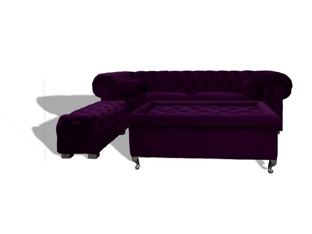 Xlmoebel Sofa Chesterfield-Sofa Polster Designer Couchen Sofas Garnitur Cou günstig online kaufen