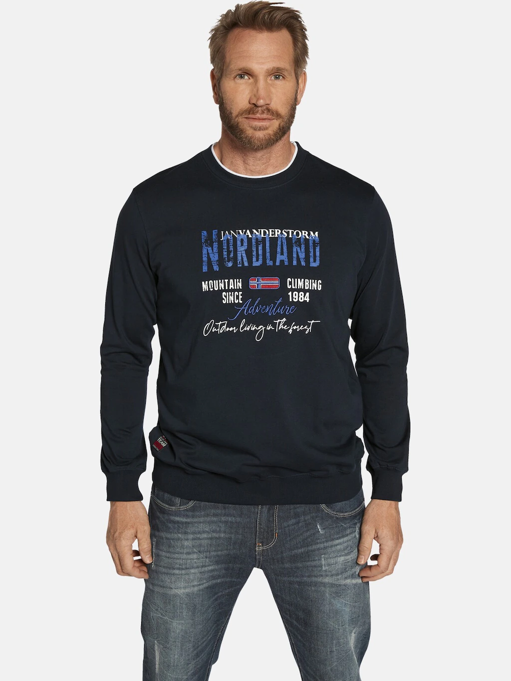 Jan Vanderstorm Sweatshirt "Doppelpack Sweatshirt BOTU" günstig online kaufen