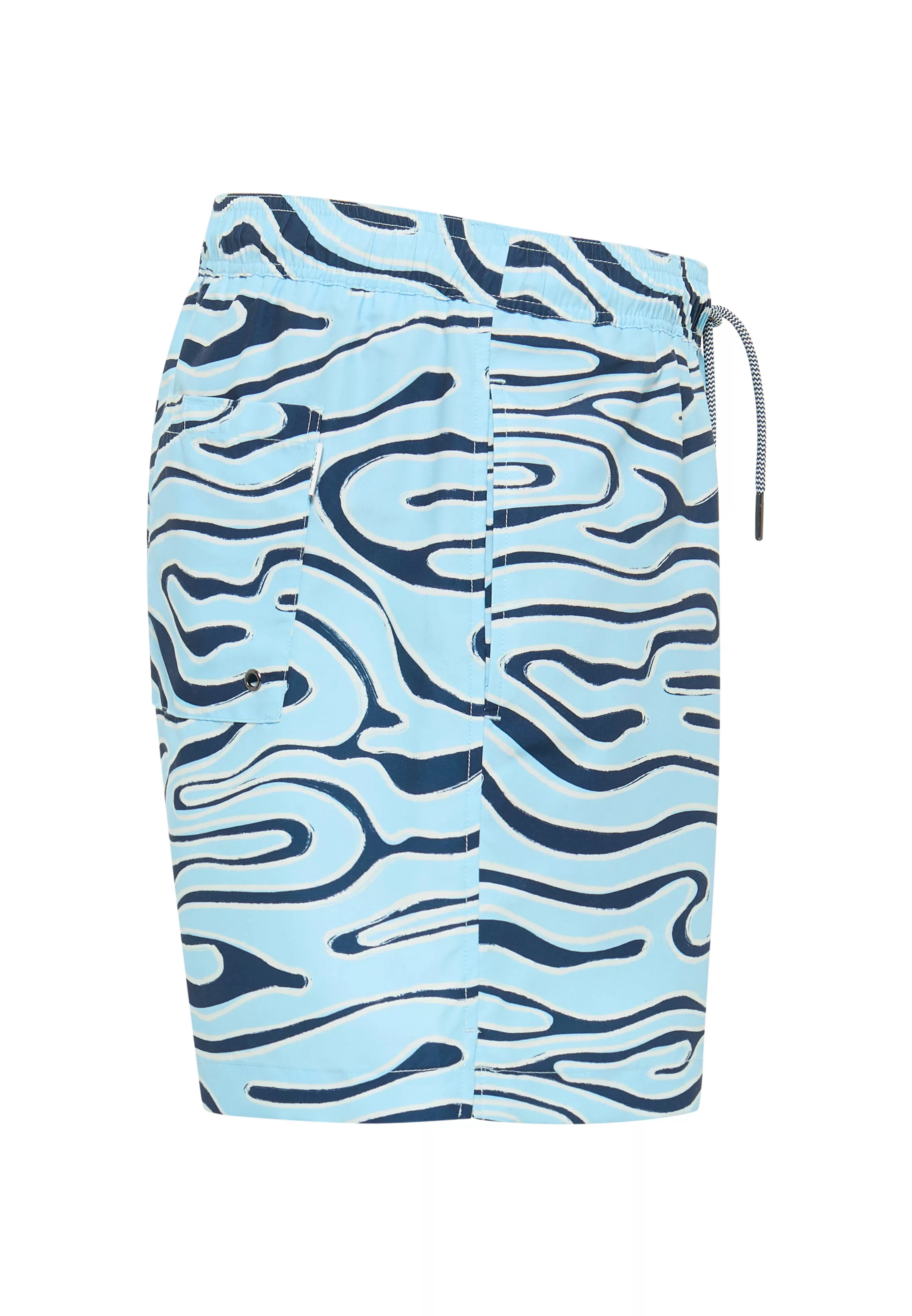 MUSTANG Shorts Style Oceanside bedruckt mit Allover-Print günstig online kaufen