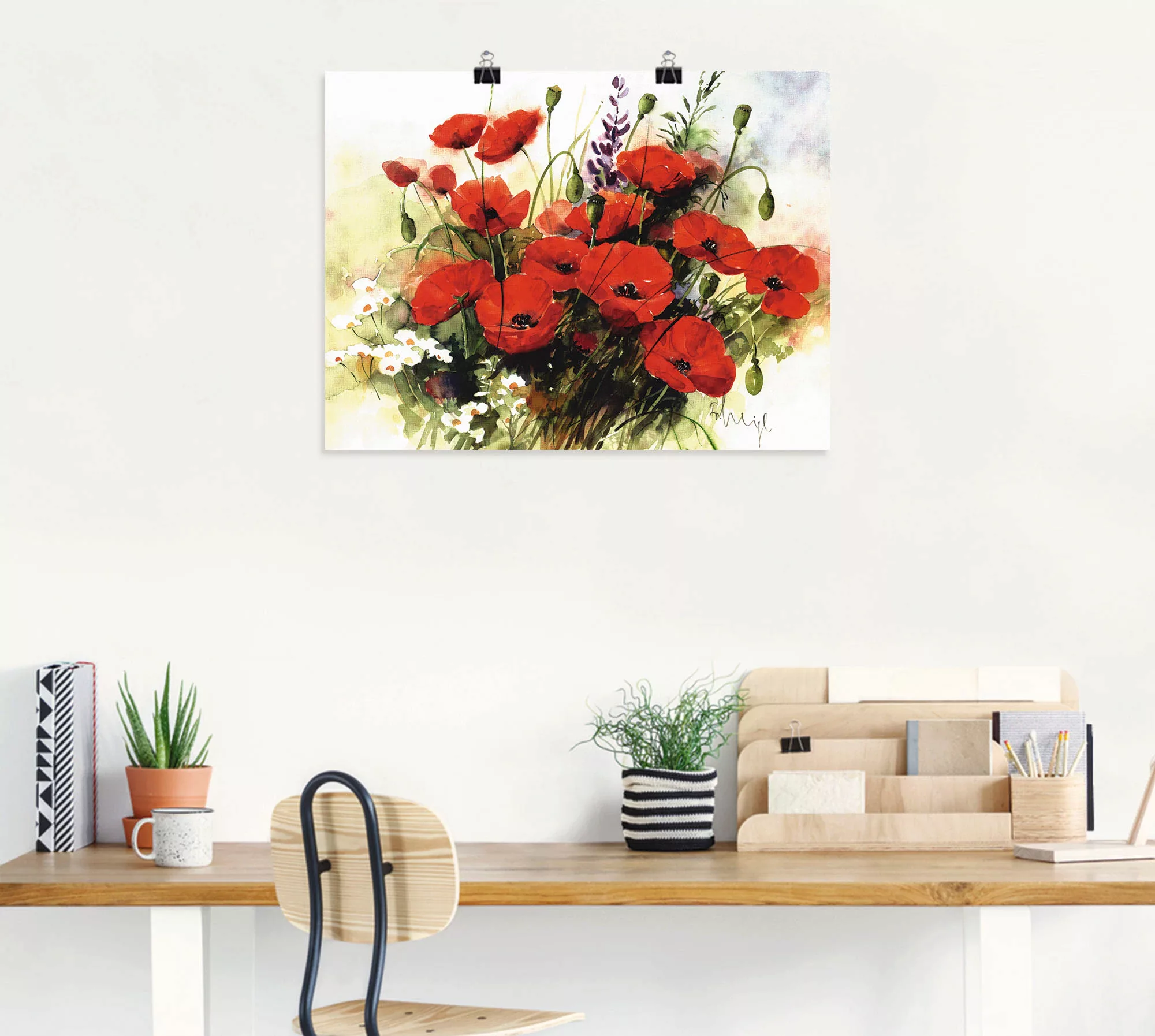 Artland Wandbild "Blumen Zusammenstellung III", Blumen, (1 St.), als Leinwa günstig online kaufen