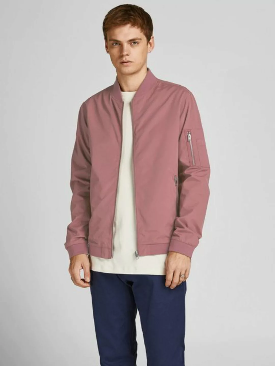 Jack & Jones Blouson JJERUSH BOMBER NOOS mit Reißverschlusstaschen günstig online kaufen