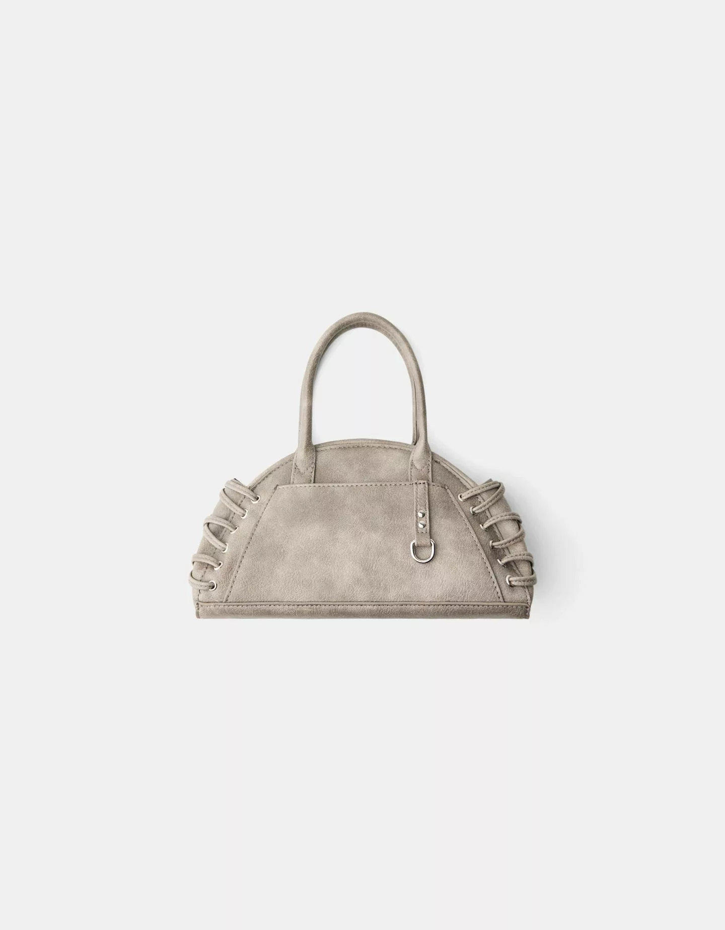 Bershka Mini-Bowlingtasche Damen Dunkelgrau günstig online kaufen