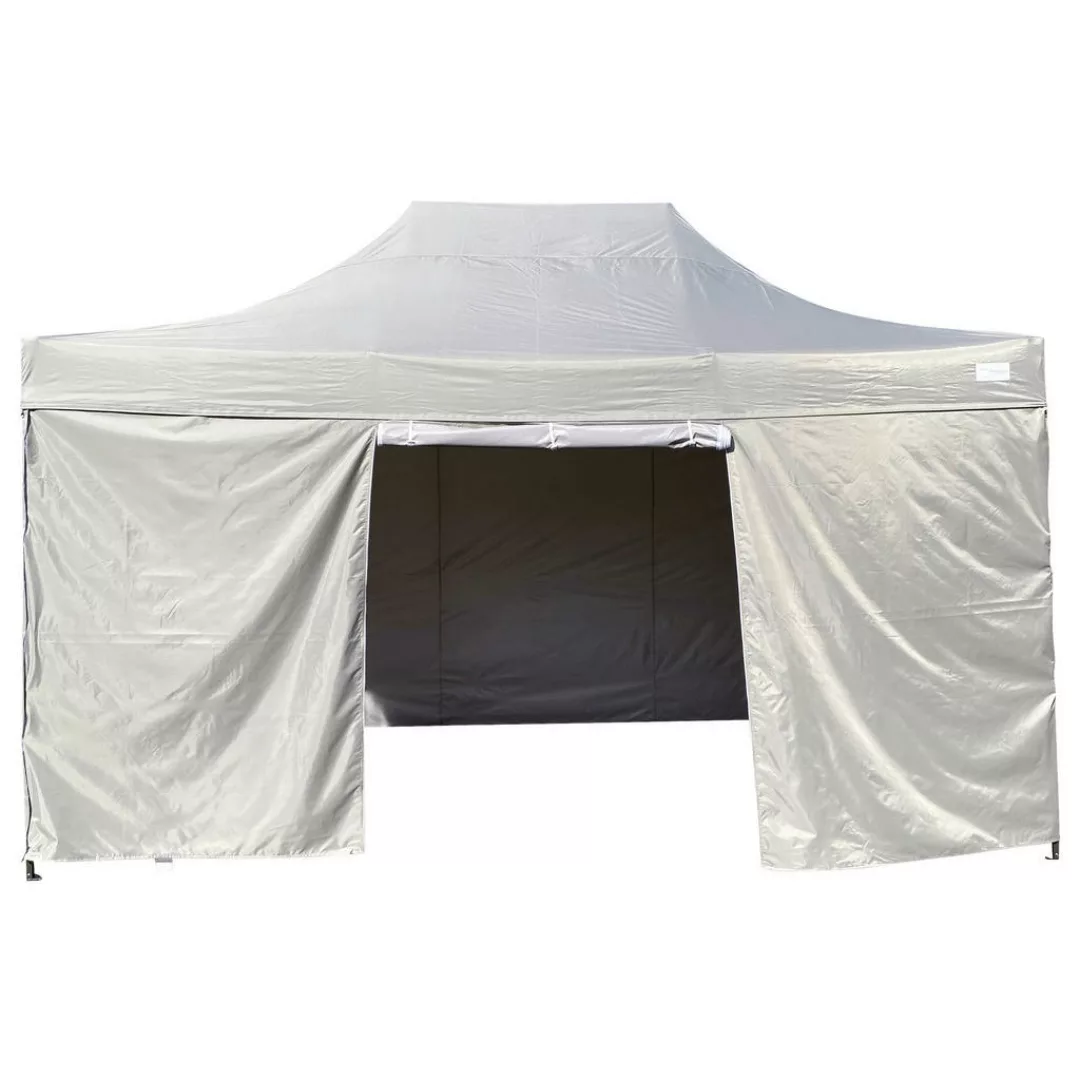 Grasekamp Faltpavillon Modena grau Polyester-Mischgewebe B/H/L: ca. 450x320 günstig online kaufen