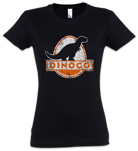 Urban Backwoods Print-Shirt Dinoco Logo II Damen T-Shirt Toy Oil Company Pe günstig online kaufen