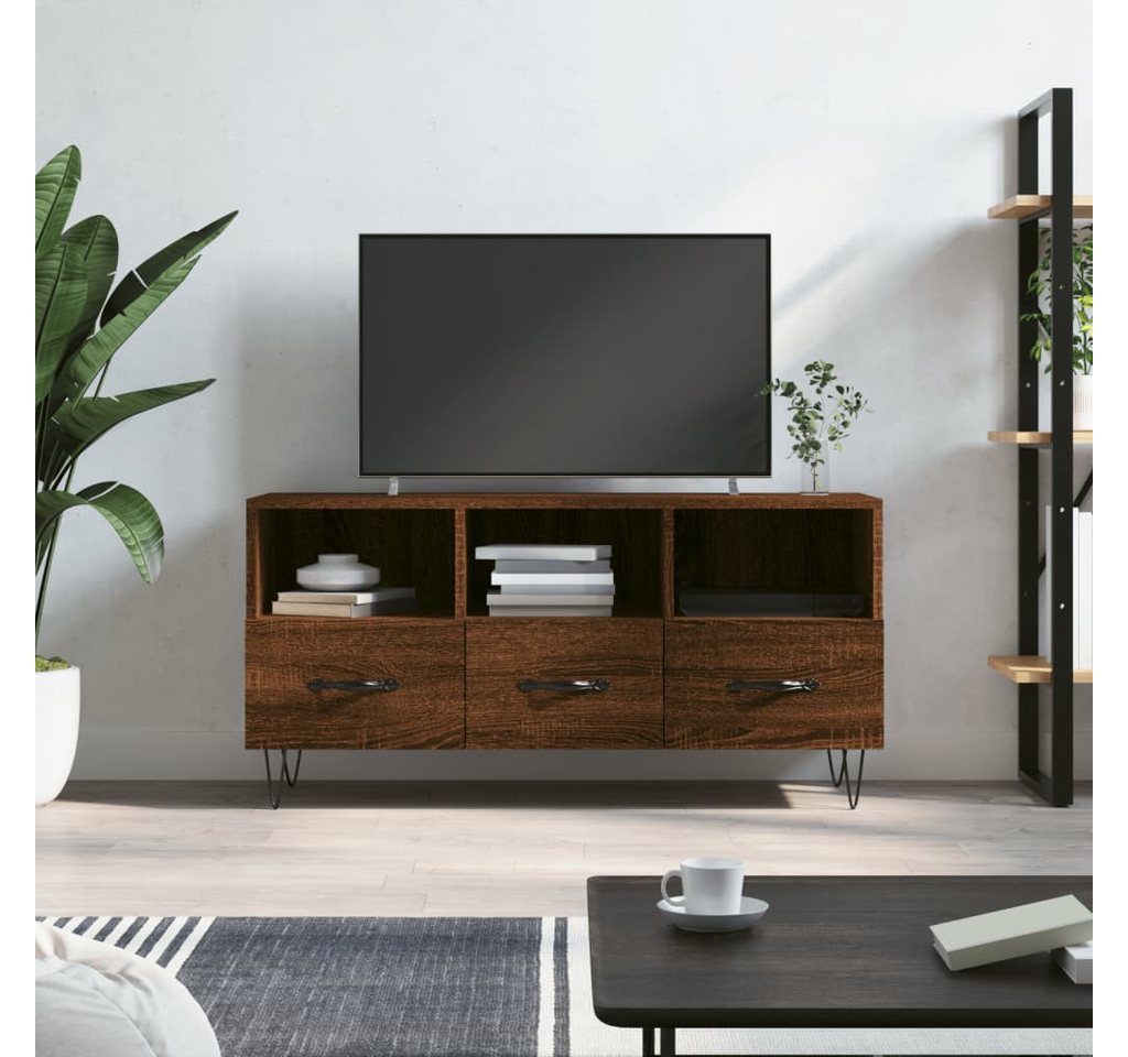 vidaXL TV-Schrank TV-Schrank Braun Eichen-Optik 102x36x50 cm Spanplatte günstig online kaufen