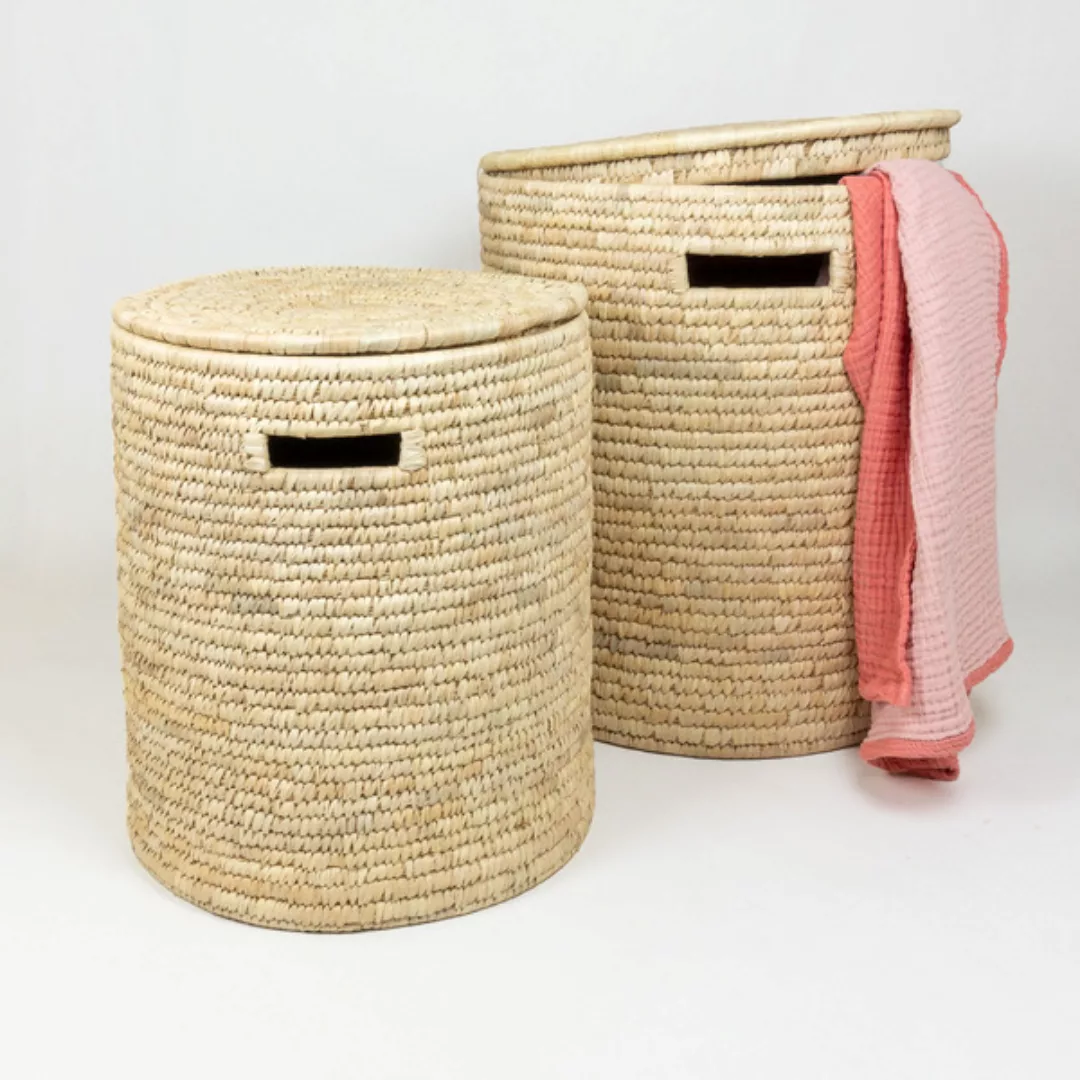 Palm Wäschekorb Mit Deckel In 2 Größen günstig online kaufen
