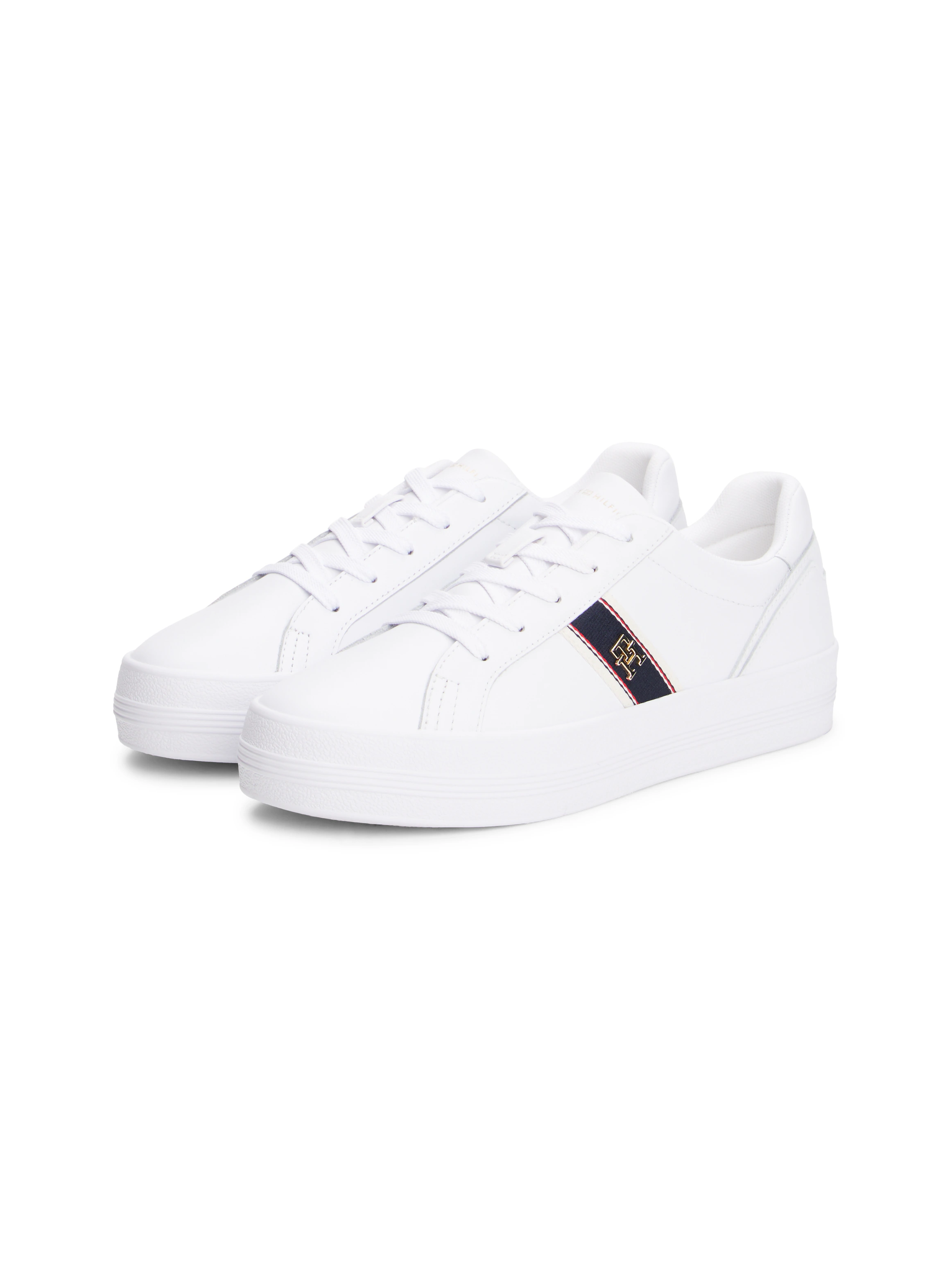Tommy Hilfiger Plateausneaker "VULC WEBBING SNEAKER", Freizeitschuh, Halbsc günstig online kaufen