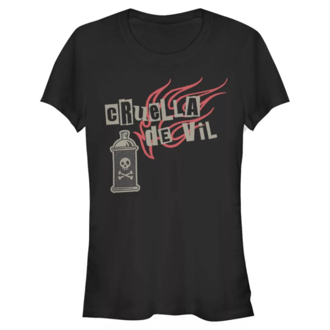 Disney Classics - Cruella - Logo Spray Fire - Frauen T-Shirt günstig online kaufen