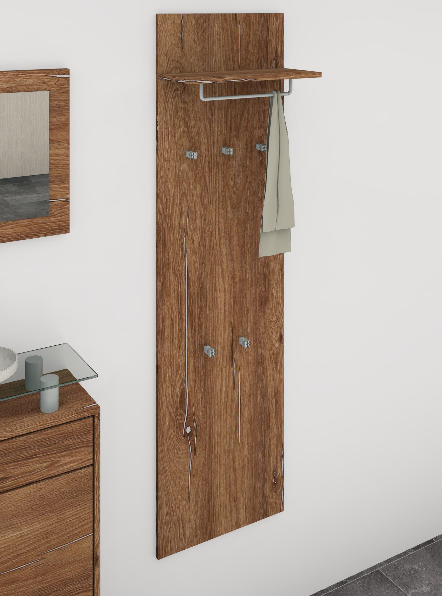 borchardt Möbel Garderobenpaneel "Oliva", Höhe 160 cm günstig online kaufen