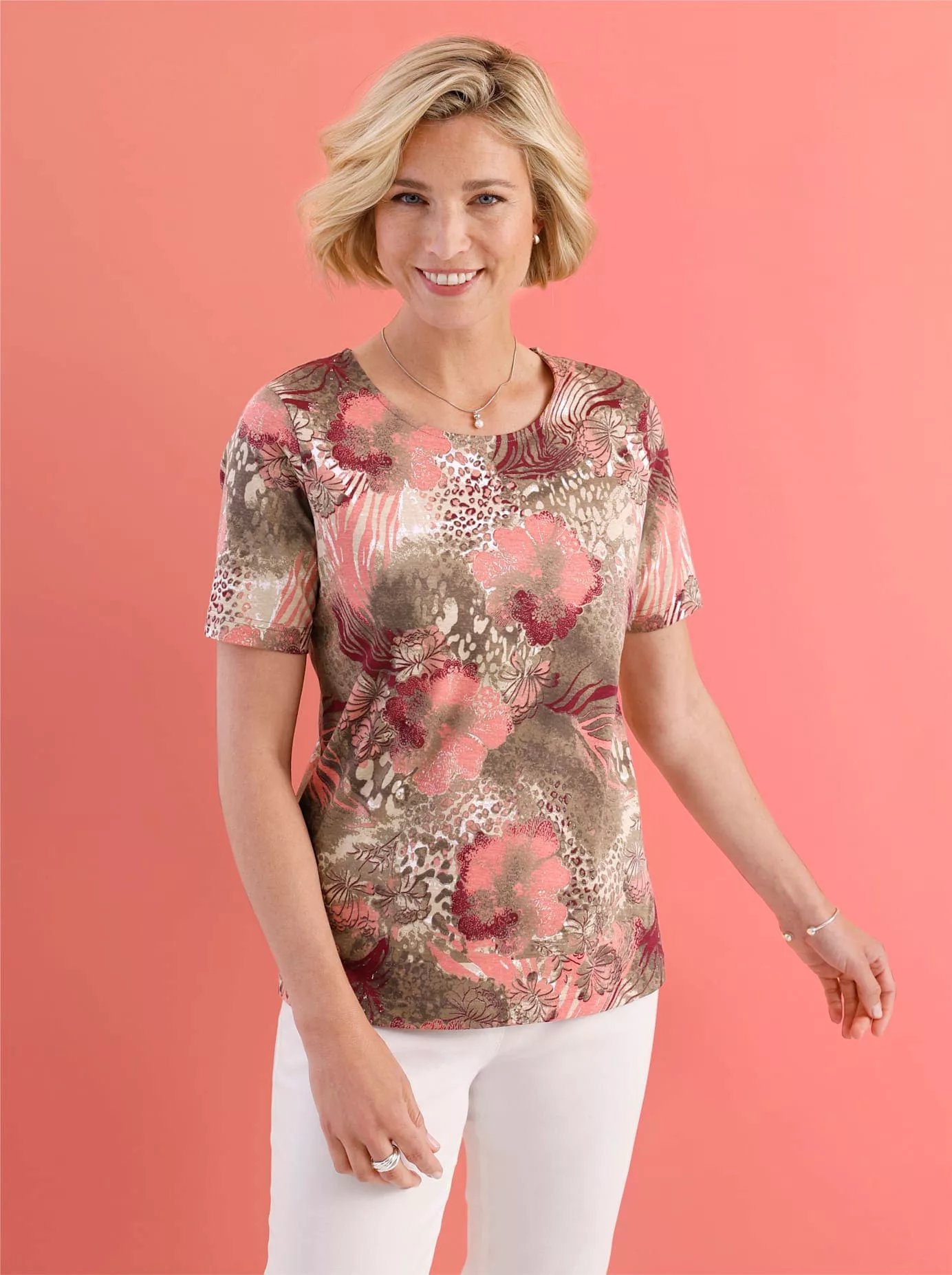 Classic Basics Rundhalsshirt "Rundhals-Shirt", (1 tlg.) günstig online kaufen