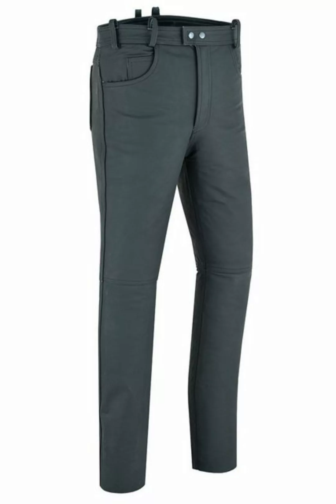 RadMasters Lederhose GW870 Lederjeans Lederhose Büffelleder Schwarz und Bra günstig online kaufen