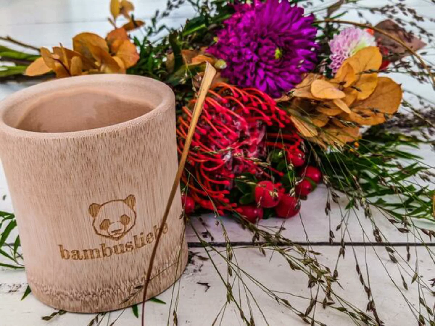 Bambus Zahnputzbecher (2er Pack) günstig online kaufen
