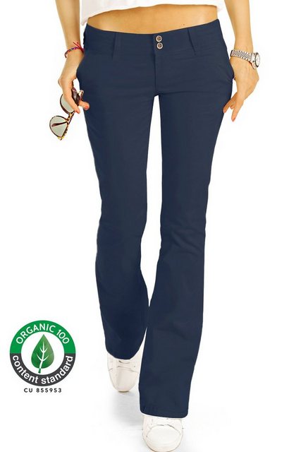 be styled Stoffhose Hüfthosen Damen Bootcut Bio Fair Chinohosen - BIO-7 Bio günstig online kaufen