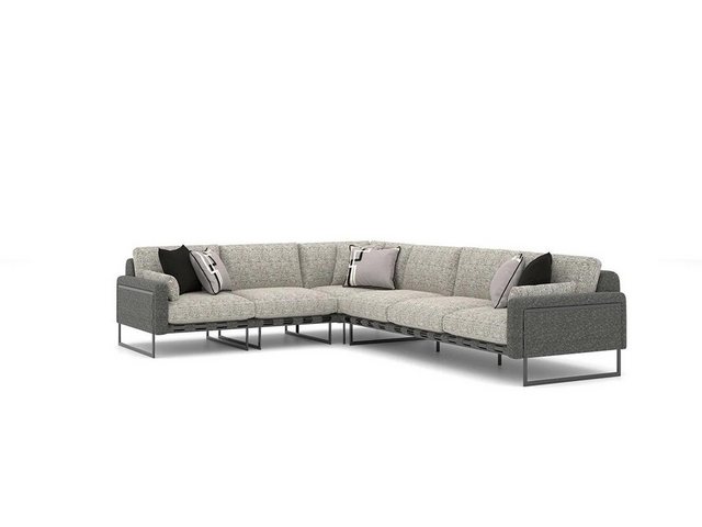 JVmoebel Ecksofa Design Ecksofa Modern Wohnzimmer Textil Polster Sofa Neu G günstig online kaufen