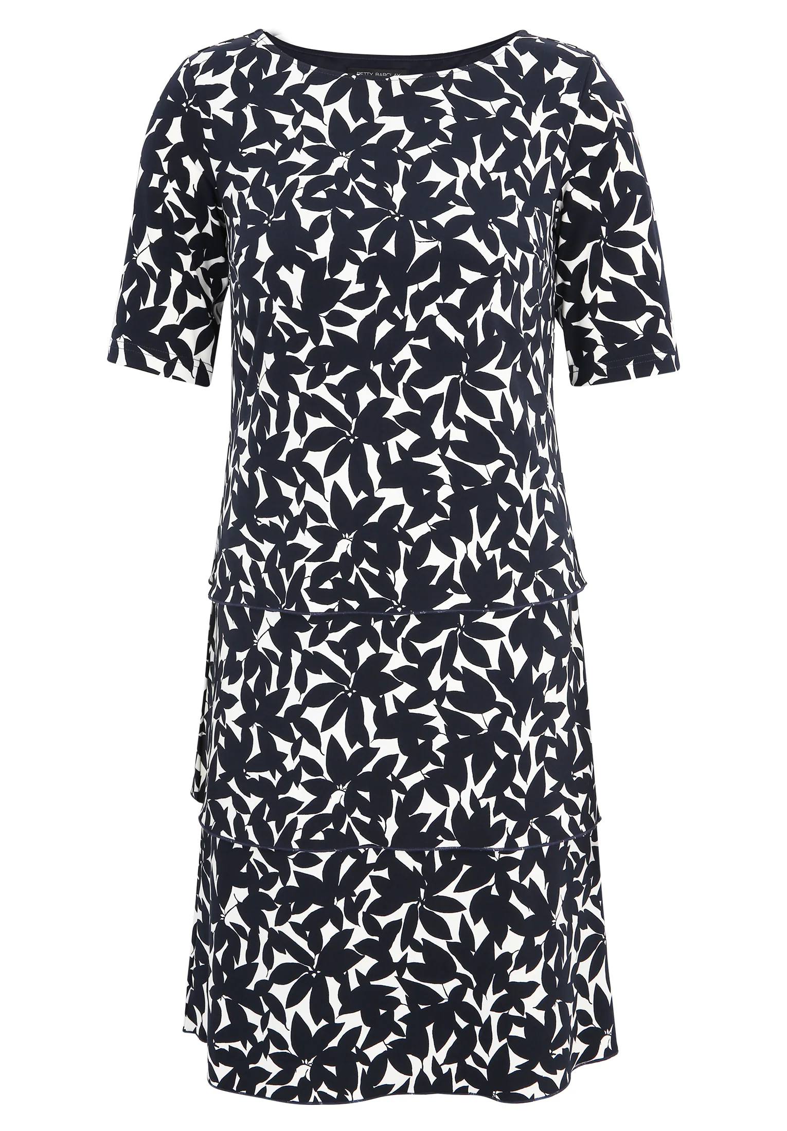 Betty Barclay Sommerkleid "Betty Barclay Damen Stufenkleid kurzarm", Druck günstig online kaufen