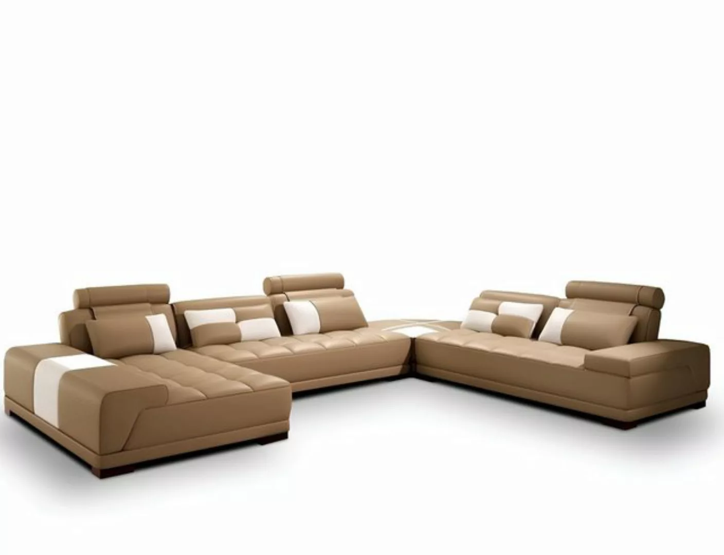 JVmoebel Ecksofa Sofa mit USB,Couch Polster Garnitur XXL Big Eck SofasWohnl günstig online kaufen