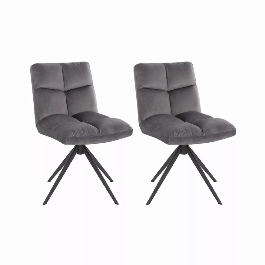 HOME DELUXE Esszimmerstuhl drehbar 2er - günstig online kaufen