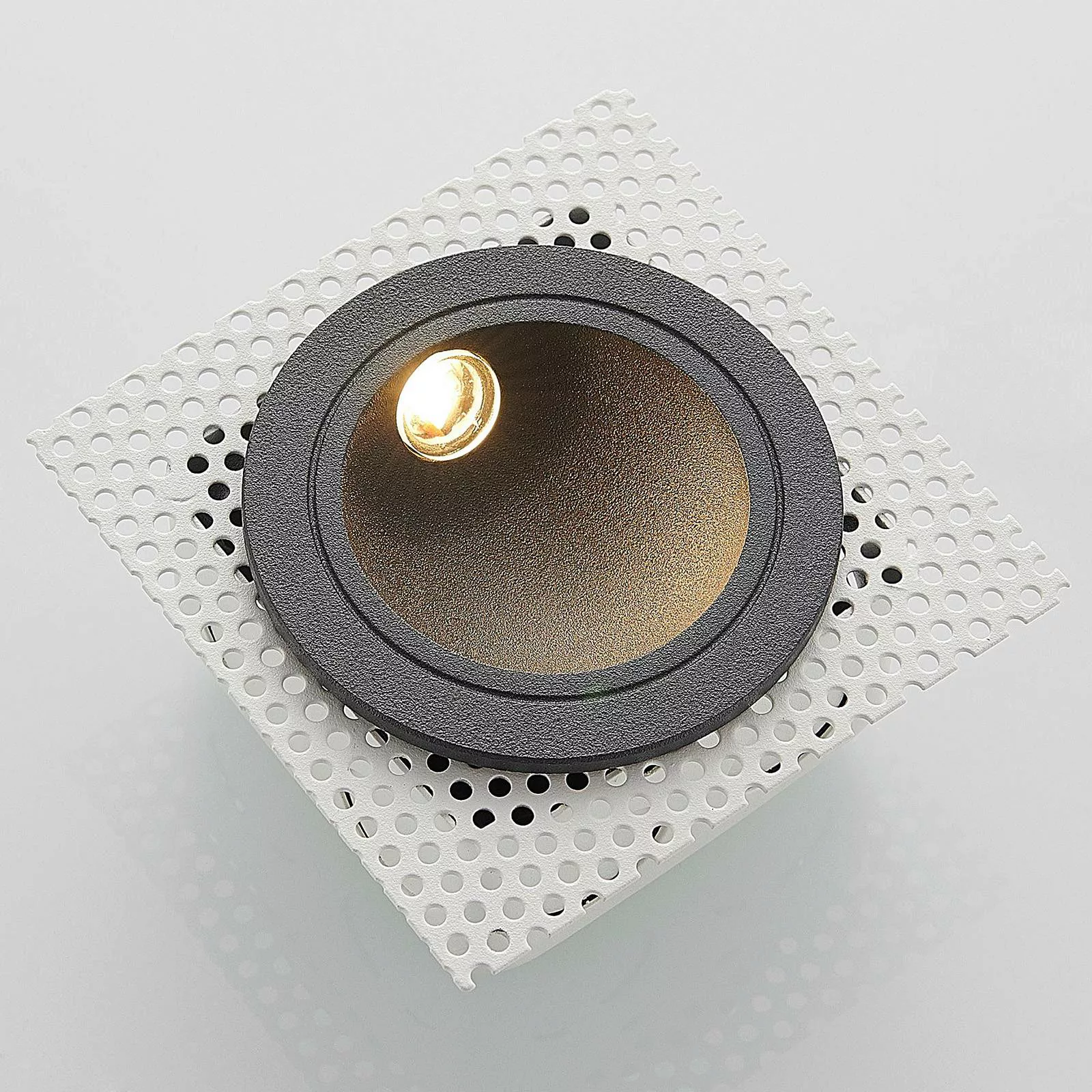 LED-Wandeinbauleuchte Pordis, IP65, rund günstig online kaufen