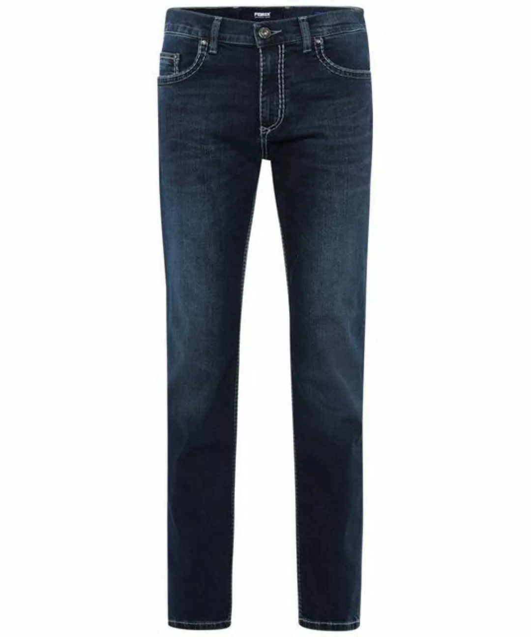 Pioneer Jeans Rando Regular Fit blue / black used buffies extra lang günstig online kaufen