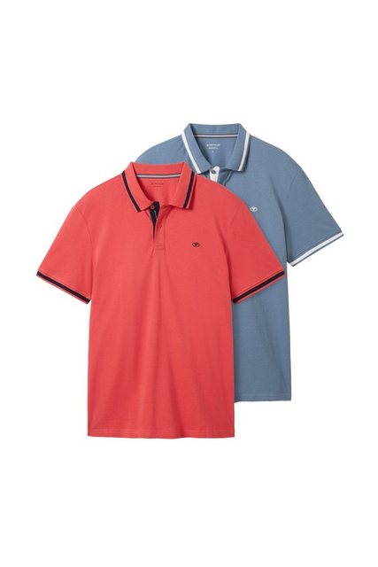 TOM TAILOR Poloshirt Poloshirts im Doppelpack (im Doppelpack) günstig online kaufen