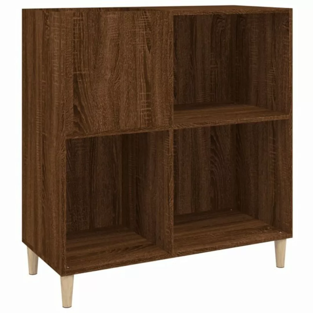 vidaXL Beistellschrank Plattenschrank Braun Eichen-Optik 84,5x38x89 cm Holz günstig online kaufen