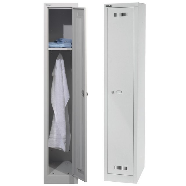 Bisley Spind MonoBloc Garderobenschrank in - Maße: H 170 x B 32 x T 50 cm günstig online kaufen