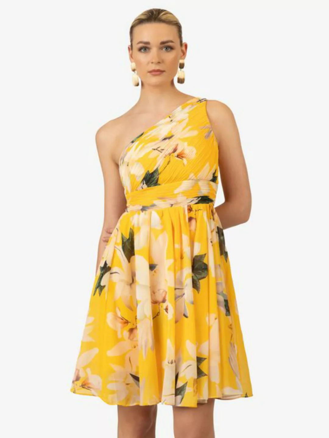 Kraimod Cocktailkleid aus hochwertigem Polyester Material mit Blumendruck günstig online kaufen