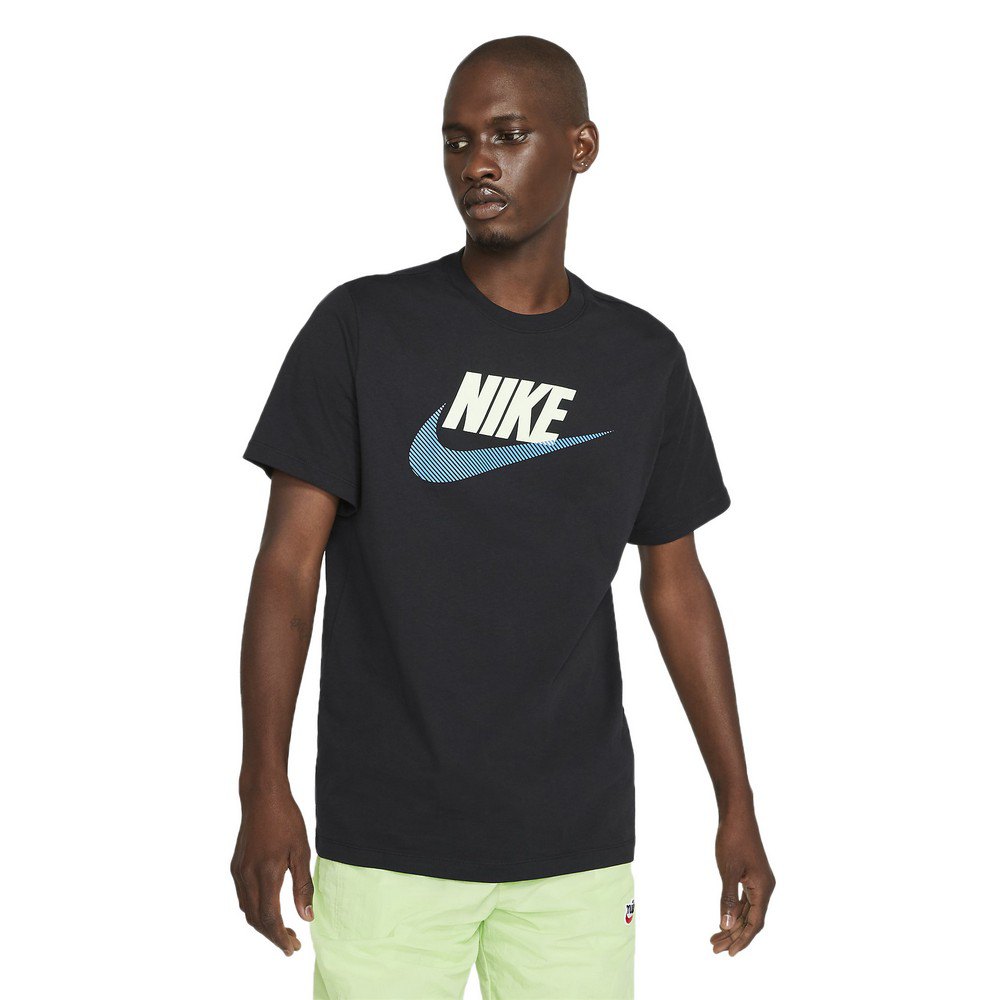 Nike Sportswear Kurzarm T-shirt L Black / Lt Photo Blue günstig online kaufen