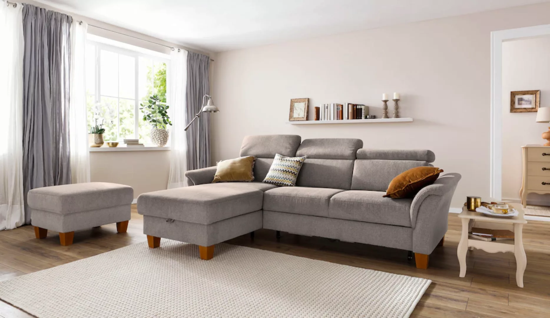 Home affaire Ecksofa "Conville L-Form" günstig online kaufen