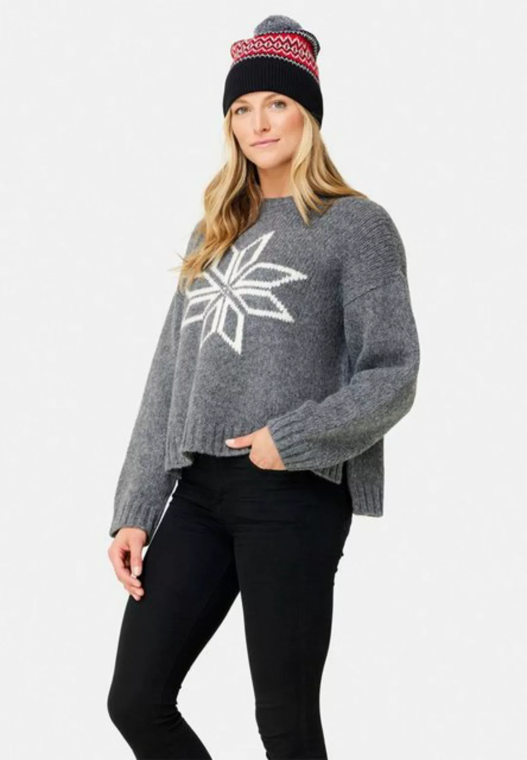 Krimson Klover Trainingspullover Snowflake Pullover (1-tlg) günstig online kaufen
