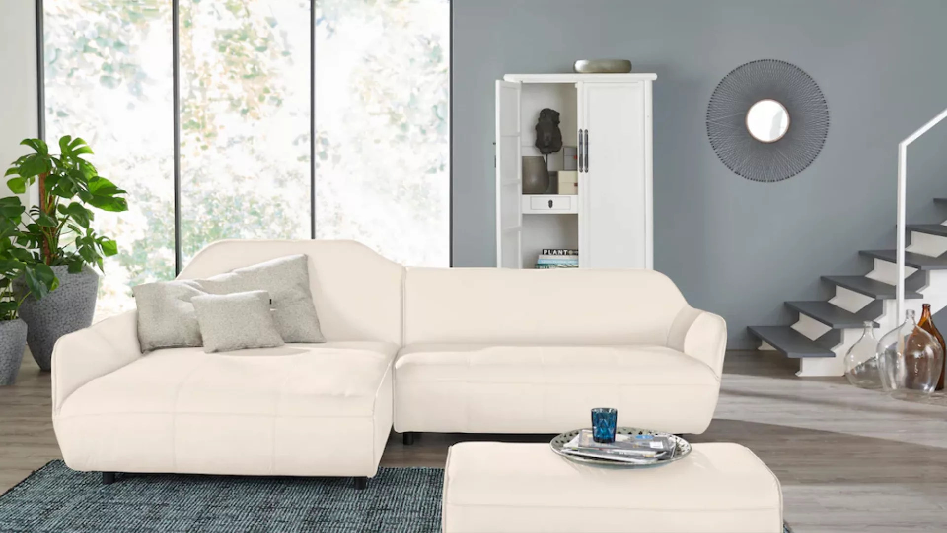 hülsta sofa Ecksofa "hs.480", in 2 Bezugsqualitäten günstig online kaufen