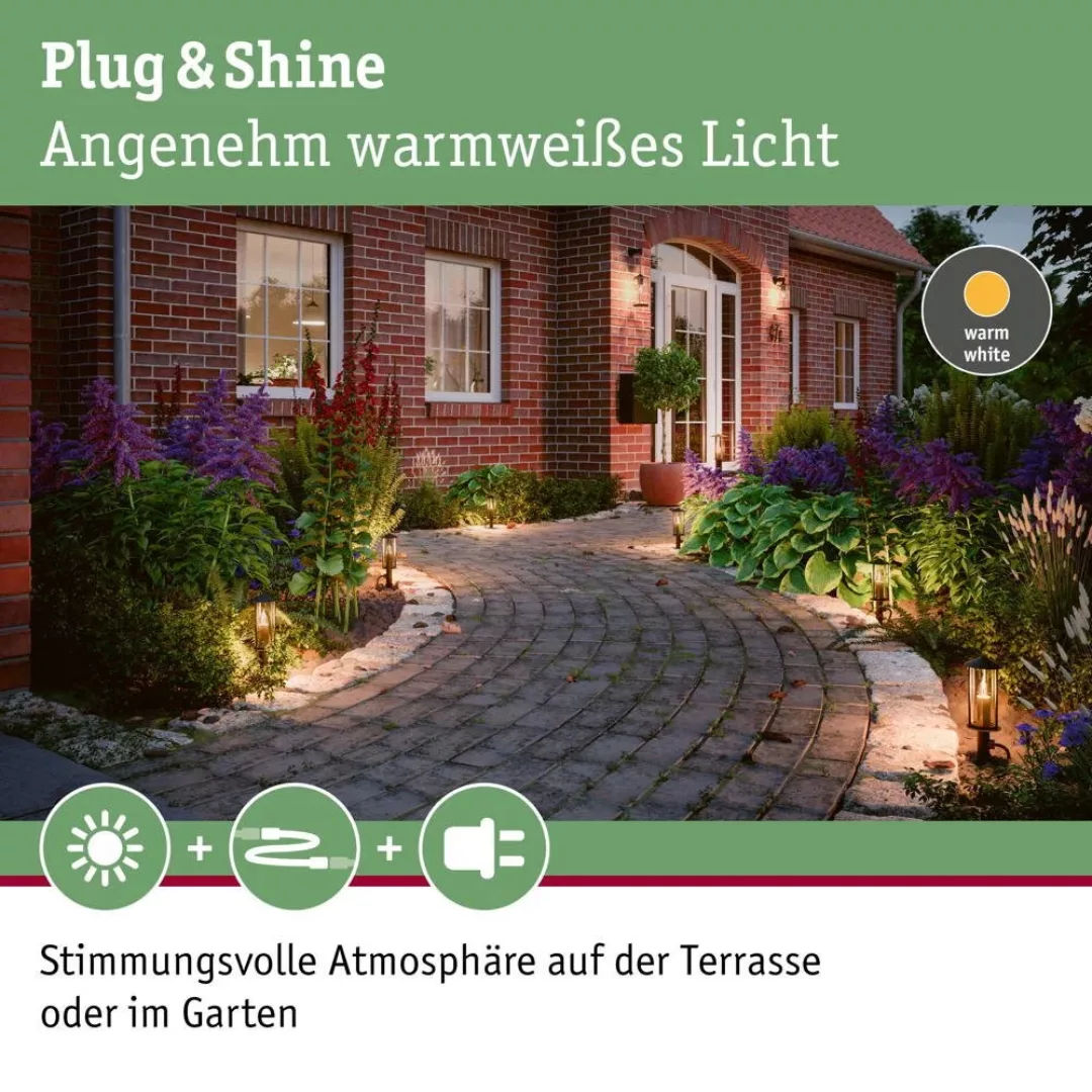 Paulmann Plug & Shine Spießleuchte Classic Lantern günstig online kaufen