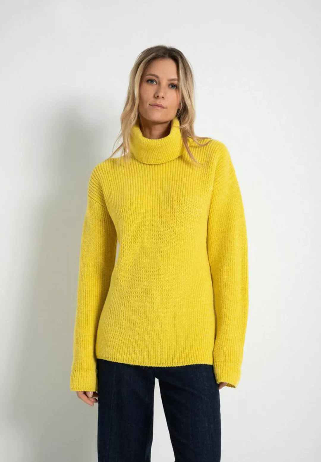 Rollkragen-Pullover, winter lemon, Herbst-Kollektion günstig online kaufen