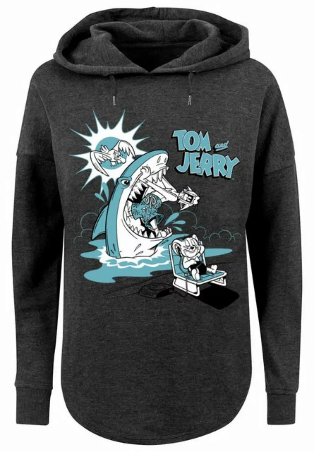 F4NT4STIC Kapuzenpullover "Damen Tom And Jerry Summer Shark with Ladies Ove günstig online kaufen