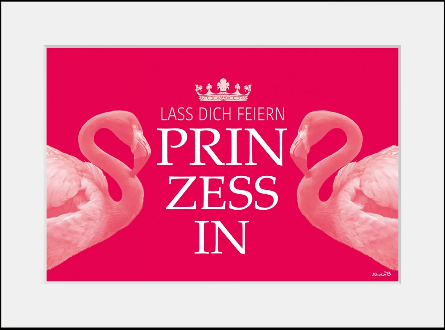 queence Bild »PRINZESSIN«, Flamingos, (1 St.) günstig online kaufen