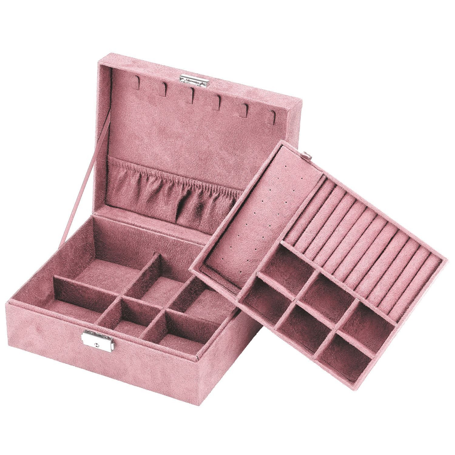 Intirilife Schmuckkasten (hochwertige Juwelenbox Schmuckschatulle Accessoir günstig online kaufen