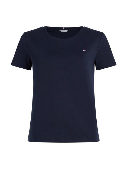 Tommy Hilfiger T-Shirt SLIM CODY RIB C-NK SS mit dezenter Tommy Hilfiger Lo günstig online kaufen