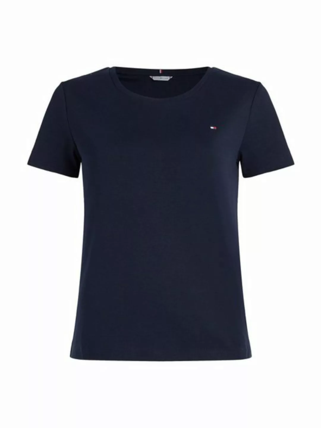 Tommy Hilfiger T-Shirt SLIM CODY RIB C-NK SS mit dezenter Tommy Hilfiger Lo günstig online kaufen