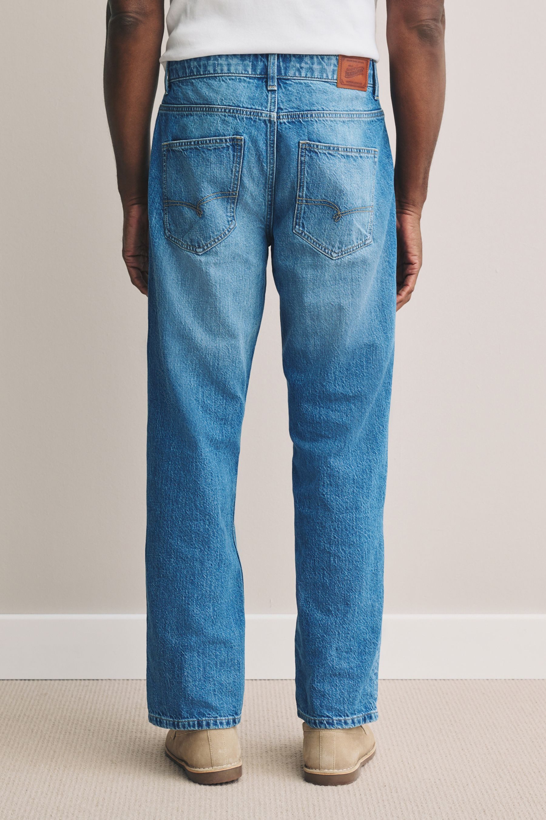 Next Straight-Jeans Signature Hose Baumwolle und günstig online kaufen