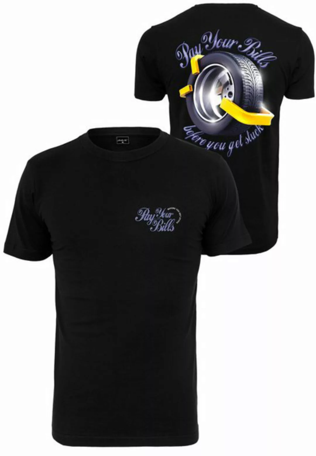 Mister Tee Kurzarmshirt Mister Tee T-Shirt Pay Your Bills Tee Black aus Bau günstig online kaufen