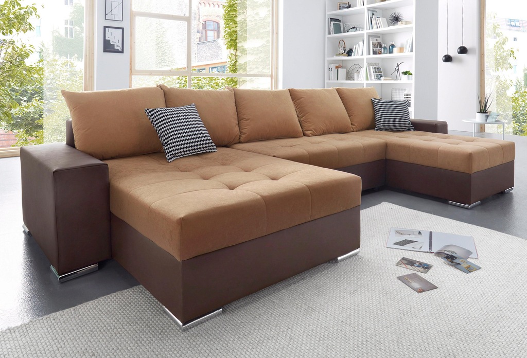 COLLECTION AB Wohnlandschaft "XXL-Josy U-Form, Breite 333 cm, mit 2 Recamie günstig online kaufen